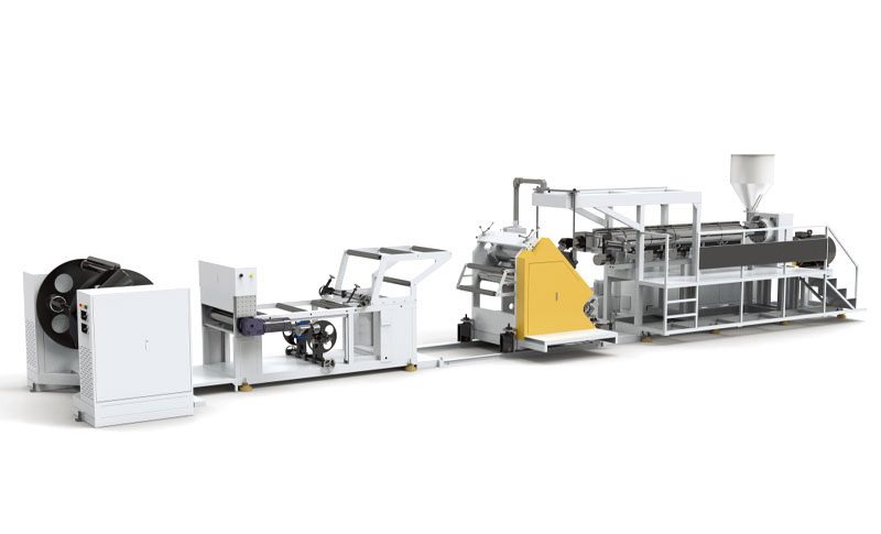 SY-PC-A SERIES Diagonal Mono-Layer Plastic Sheet Extrusion Machine