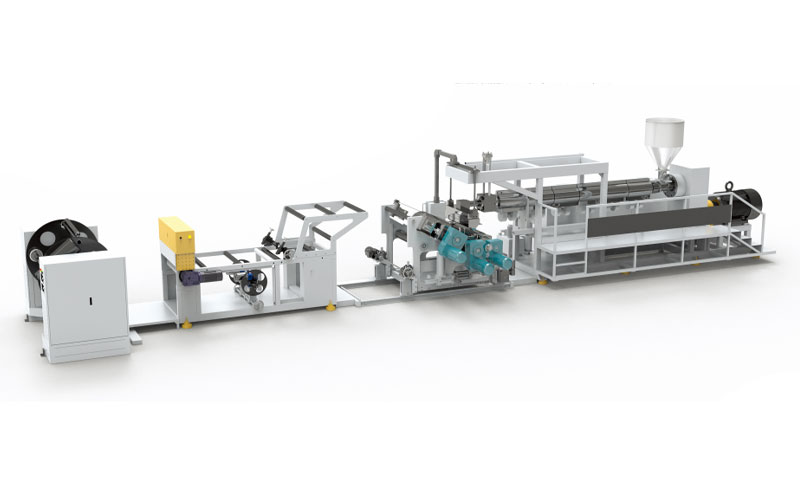 SY-PC-C Series Diagonal And Horizontal Mono-Layer Plastic Sheet Extrusion Machine