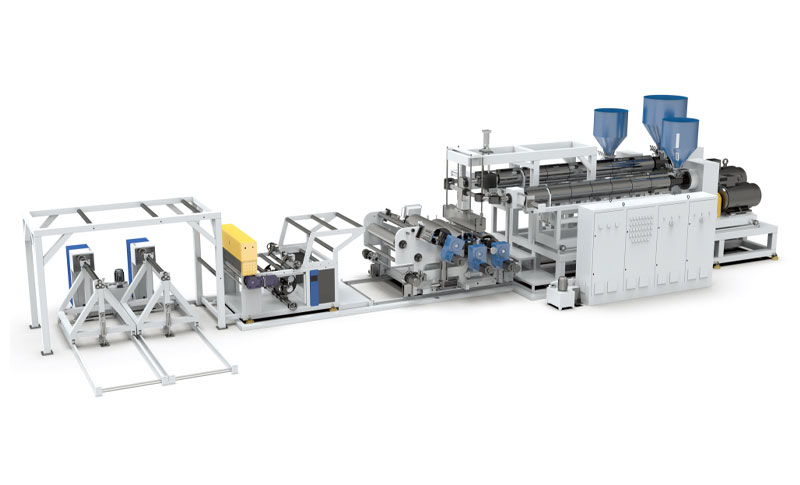 SY-SPC SERIES Diagonal Multi-Layer Plastic Sheet CO-Extruder