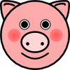 cartoon, pig