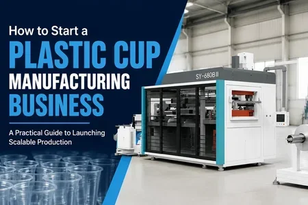how to start a plastic cup manufacturing business illustration