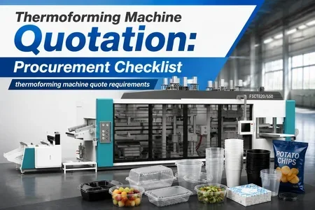 thermoforming machine quote requirements illustration