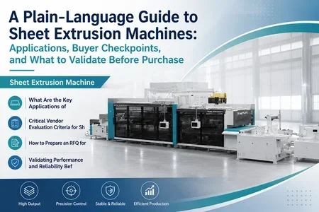 Sheet Extrusion Machine illustration