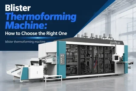 blister thermoforming machine illustration