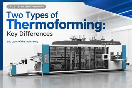 two types of thermoforming illustration